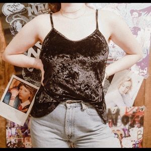 Velvet Flirty Tank Top